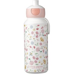 Drinkfles pop-up Campus 400 ml Little Dutch Flowers & butterflies - Mepal