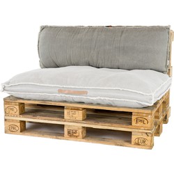 Unique Living Palletkussen Rugkussen Manouk Faded Chateau Grey - 120 x 40cm