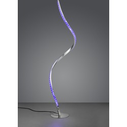 Moderne Vloerlamp  Rubin - Metaal - Zilver