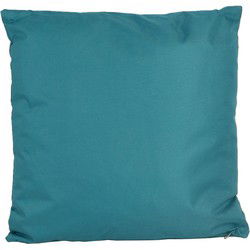Buitenkussen 45x45x12 cm petrol