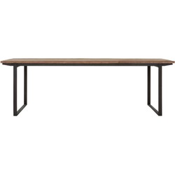 DTP Home Dining table Odeon rectangular,78x250x100 cm, recycled teakwood