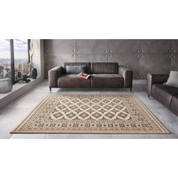 Klassiek vloerkleed - Laagpolig - Buchara - Beige - 80 X 250 CM