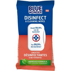 Disinfect & cleaning wipes 72 stuks