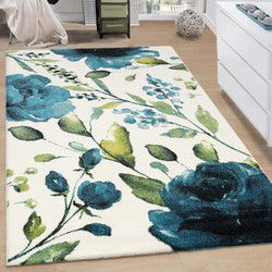 Laagpolig Vloerkleed - Cantera - Blauw - 120x170 cm