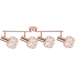 Beliani CHENAB - Plafondlamp-Koper-IJzer