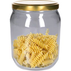 Weckpot/inmaakpot - glas - 540 ml - met schroefdeksel - bewaarpot - Weckpotten