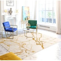 Ursula Modern Goud vloerkleed - Designer - 200 X 290 CM