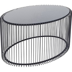 Kare Salontafel Wire Uno Oval Black