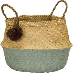PomPom, maat M Zeegroene mand van zeegras.