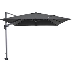 Garden Impressions Hawaii zweefparasol 300x300 cm - frame carbon black - doek zwart