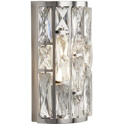 Landelijke Wandlamp - Bussandri Exclusive - Metaal - Landelijk - E14 - L: 16cm - Voor Binnen - Woonkamer - Eetkamer - Zilver