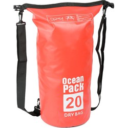 Decopatent® Waterdichte Tas - Dry bag - 20L - Ocean Pack - Dry Sack - Survival Outdoor Rugzak - Drybags - Boottas - Zeiltas - Rood