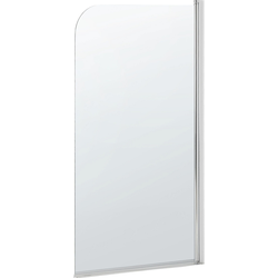 LAPAN II - Douchescherm - Zilver - 140 x 70 cm - Veiligheidsglas