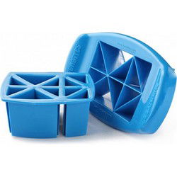 Funbites IJsblokjesvorm Driehoeken Blauw
