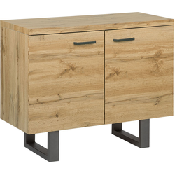 Beliani TIMBER - Sideboard-Lichte houtkleur-MDF