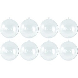 40x Kerstballen om te vullen 7 cm - Kerstbal