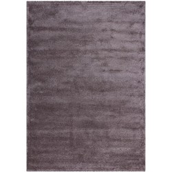 Tapijtenloods Velvet Soft - Laagpolig Effen Vloerkleed - Fluweel - Pastel Paars- 80x150 CM