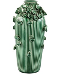 PTMD Vaas Saubaan - 13x13x25 cm - Keramiek - Groen