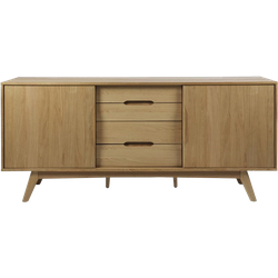 Toby houten dressoir naturel - 180 x 44 cm