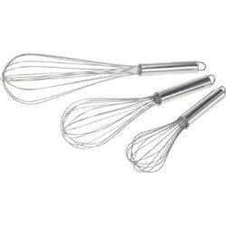 garde/klopper set - 3-delig - zilver - 22/26/31,5 cm - rvs - kloppers - Keuken gardes