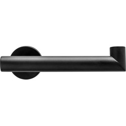 XIVADA Toiletrolhouder Mano - Inclusief schroefset - Rvs - Zwart