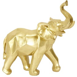 Deco Object Olifant Origami – Goud – XL – H 30 cm