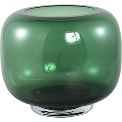 PTMD Vaas Mexx - 27x27x25cm - Glas - Groen