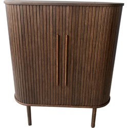 Kast Donker Eikenhout - 118x100x40cm - Meta