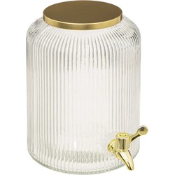 Secret de Gourmet Drankdispenser - 5L - goudkleurig kraantje - Drankdispensers