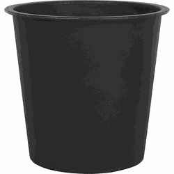 Beliani BALZO - Plantenbak voor buiten-Zwart-Synthetisch materiaal