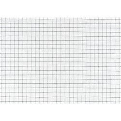Krumble Theedoek met ruitpatroon klein - 40 x 60 cm - Katoen - Wit
