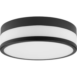 Highlight - Bagno - Plafondlamp - LED - 30 x 30  x 8,5cm - Zwart