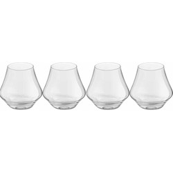 4x Likeur/whiskyglazen 290 ml in luxe doos - Whiskeyglazen