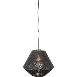 LABEL51 Hanglamp Ibiza - Zwart - Jute - 1-Lichts