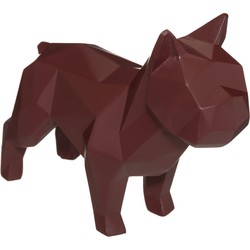 Deco Object Origami Bulldog - Rood