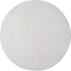 Vloerkleed Ella Cream Rond ø200 cm