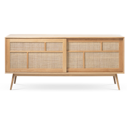 Boas houten sideboard naturel - 180 x 45 cm