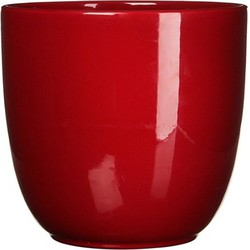 5 stuks - Bloempot Pot rond es/7 tusca 7.5 x 8.5 cm d.rood Mica