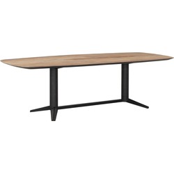 DTP Home Dining table Soho rectangular 260 TEAKWOOD,76x260x110 cm, recycled teakwood top