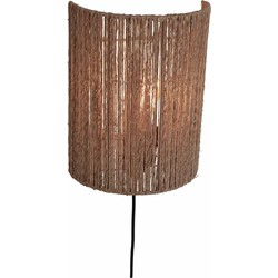 Wandlamp Iguazu - Jute - 25x25x32cm