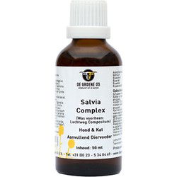 DE GROENE OS SALVIA COMPLEX HOND / KAT 50 ML
