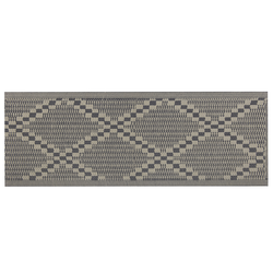 JALNA - Outdoor kleed - Donkergrijs - 60 x 105 cm - Polypropyleen