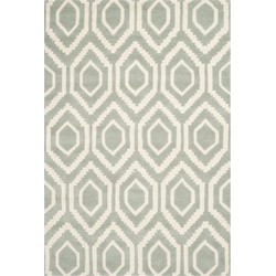 Safavieh Contemporary Indoor Hand Tufted Area Rug, Chatham Collection, CHT731, in Grey & Ivory, 122 X 183 cm
