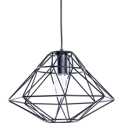 Beliani GUAM - Hanglamp-Zwart-Staal