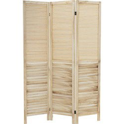 Kamerscherm 3-delig 170x121 cm opvouwbaar van hout Osaka ML-Design