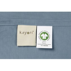 Kayori Shizu-Kissenbezug-40x80-2St√ºck -Baumwolle Perkal-Blau