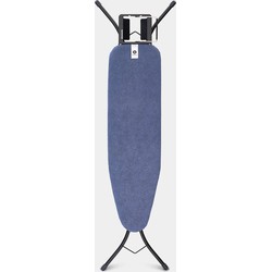 Strijkplank A, 110x30 cm, strijkerhouder - Denim Blue