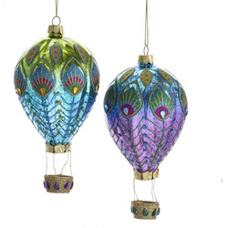 Ornament Peacock kunststof h15 cm