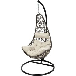 Feel Furniture - Wicker hangstoel - Halve maan