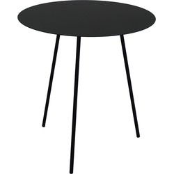 Mega Collections Bijzet tafeltje/pot verhoger - metaal - D40 x H45 cm - Bijzettafels